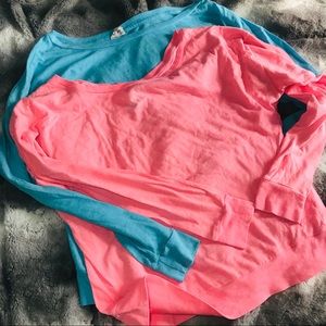 VS PINK set of off the shoulder tops